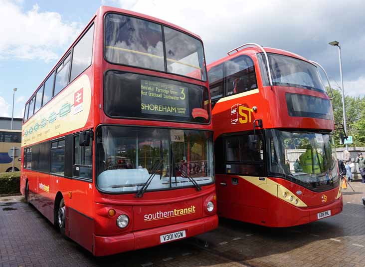 Southern Transit Dennis Trident Alexander ALX400 TA1 & ADL Enviro400 City CM1